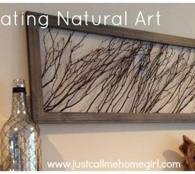 create natural wall art using wooden sticks, crafts, repurposing upcycling, wall decor