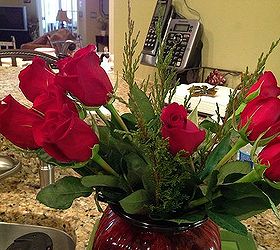 making your cut roses look professional in a vase, flowers, gardening, home decor