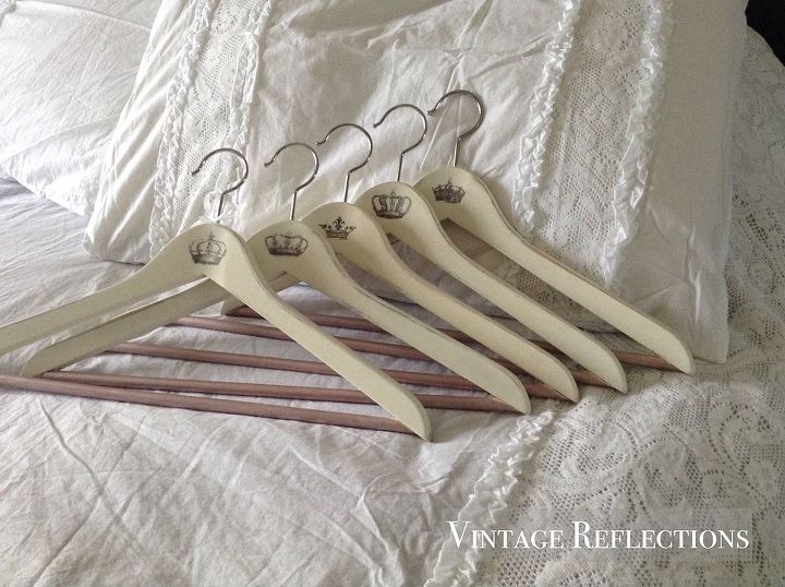 shabby chic hangers, bedroom ideas, chalk paint, crafts, how to, shabby chic