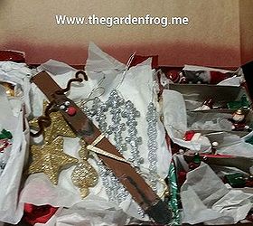 upcycle gift boxes into ornament storage, christmas decorations, organizing, repurposing upcycling, seasonal holiday decor, storage ideas
