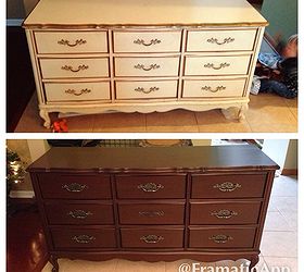 painted upcycled dresser, painted furniture