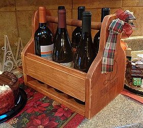 tool caddy style beverage tote, how to, repurposing upcycling, woodworking projects