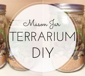 diy mason jar terrarium
