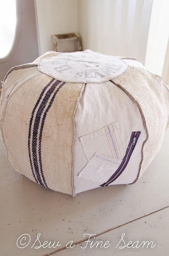 how to make a pouffe, how to