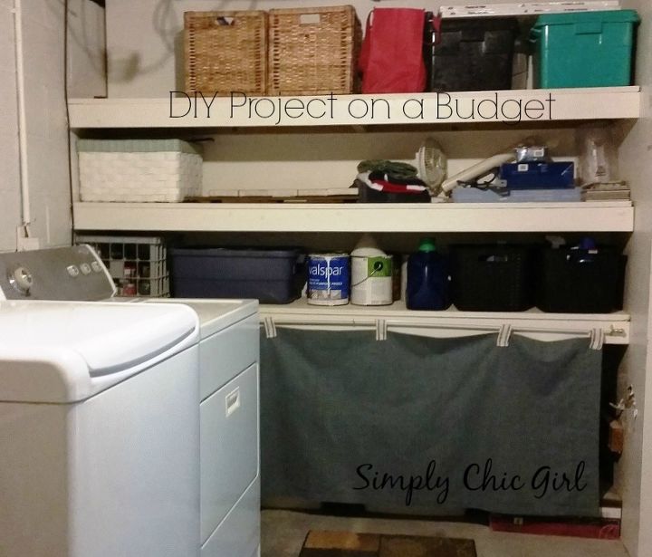 diy project on a budget organizing the laundry room, laundry rooms, organizing