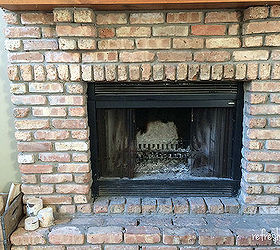 birch log fireplace screen, diy, fireplaces mantels