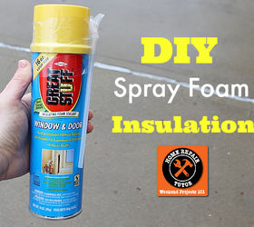 diy spray foam insulation plus 2 other tips to stay warmer, basement ideas, doors, hvac, outdoor living, pest control