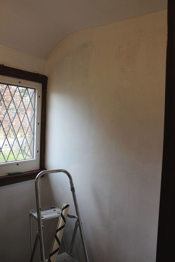 repairing damaged plaster walls, foyer, home maintenance repairs, wall decor