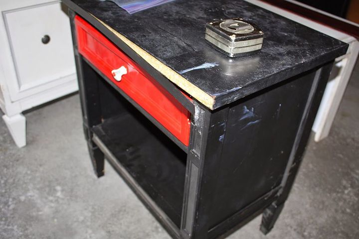 repainted drexel nightstands, chalk paint, how to, painted furniture