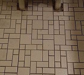 How to Clean or Paint Dirty Old Bathroom Floor Tiles ...