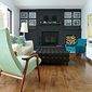 charcoal grey painted fireplace, fireplaces mantels, painting