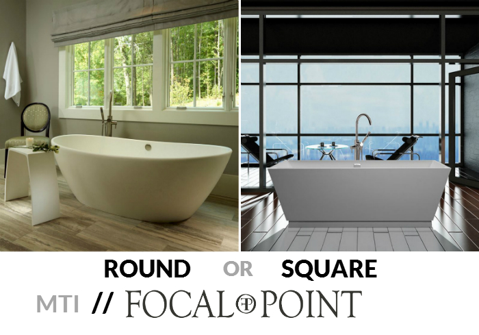 q square or round tub, bathroom ideas