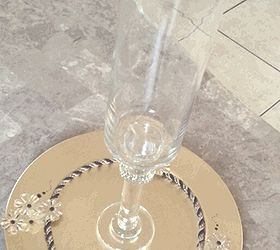 diy glass candle holder, crafts, repurposing upcycling