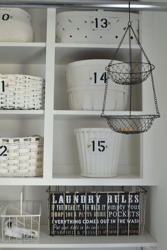 how i organized my open cabinets in the laundry room cheap, crafts, laundry rooms, organizing, repurposing upcycling, storage ideas