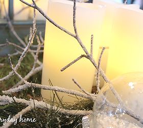 diy iced winter branches, crafts, how to, repurposing upcycling