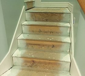 new walnut stained stairs for the new year, painting, stairs, woodworking projects