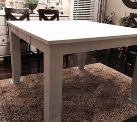 diy dining table makeover tutorial, dining room ideas, diy, how to, painted furniture, woodworking projects