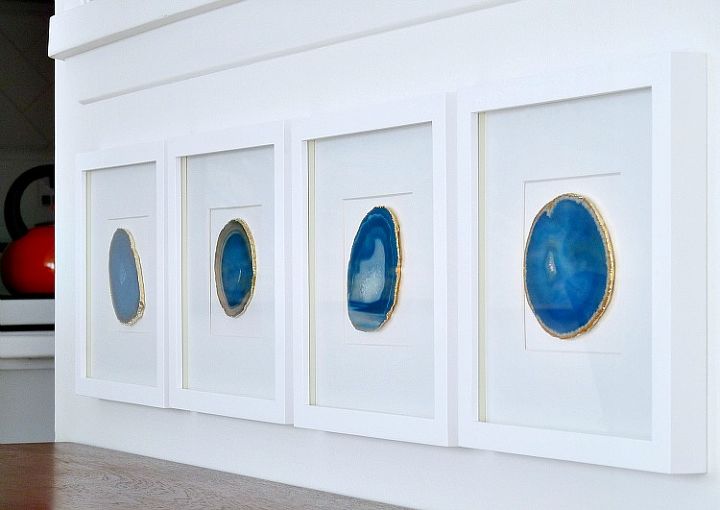 diy framed agate art, crafts, how to, wall decor