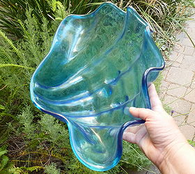 make your own faux white porcelain giant clam bowl, crafts, repurposing upcycling