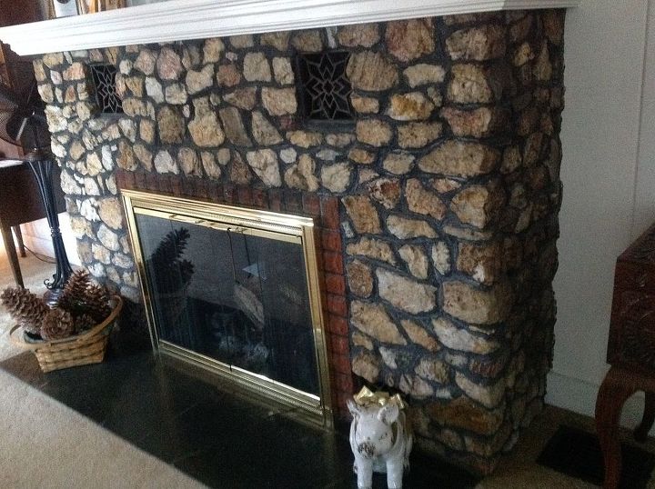 How To Clean Quartz Rock Fireplace Hometalk Q How To Clean Quartz Rock Fireplace Cleaning Tips Fireplaces Mantels
