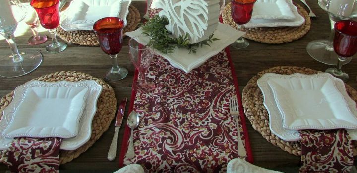 how to create a valentine s day tablescape w o spending any money, dining room ideas, how to, seasonal holiday decor, valentines day ideas