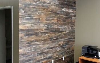 Accent Wall Made With Pallet Wood