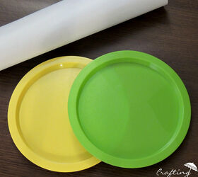 diy citrus plates from the dollarstore, crafts, how to