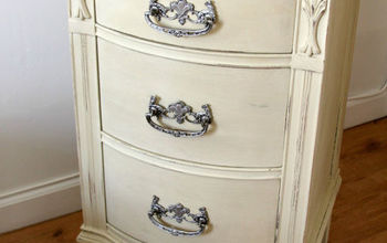 Cute Old Furniture Transformed Into Romantic Shabby Chic Nightstand