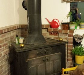 what to do with an unused fireplace stove, appliances, fireplaces mantels, The stove in question