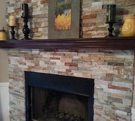 building a fireplace from scratch, concrete masonry, diy, fireplaces mantels, home improvement, how to, Finished