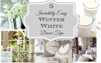 5 Consejos increíblemente fáciles para añadir el blanco invernal a tu decoración