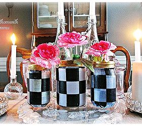 diy copycat mackenzie childs vases, crafts, decoupage, home decor, how to, mason jars, repurposing upcycling