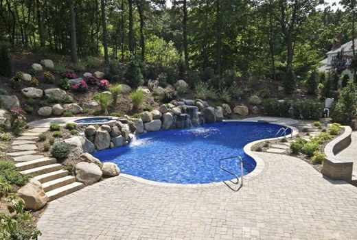 when it comes to landscaping stones and boulders really rock, concrete masonry, gardening, landscape, ponds water features, Backyard Hardscapes Long island NY