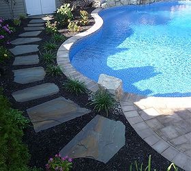 when it comes to landscaping stones and boulders really rock, concrete masonry, gardening, landscape, ponds water features, Stepping Stone Paths Long Island NY