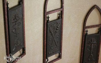 Fireplace Screen ReStyled Into Wall Art