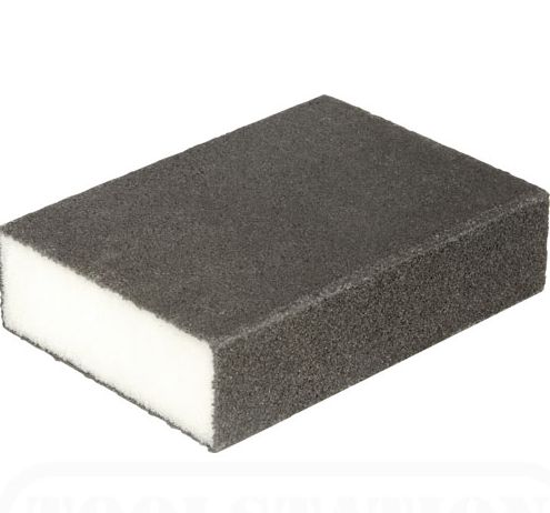 get rid of the lime scale ring in the toilet bowl, bathroom ideas, cleaning tips, This foam sanding tool is fine grit