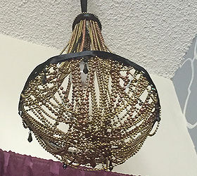 diy vintage glam waterfall chandelier, crafts, how to, lighting, repurposing upcycling