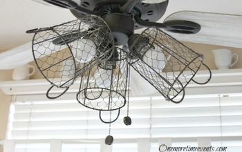 How I Gave My Ceiling Fan a Farmhouse Style