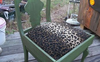 Old Rocking Chair  Upcycled Into Dog Bed