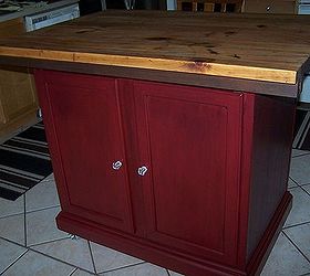 repurposed cabinets to kitchen island, kitchen design, kitchen island, painted furniture, repurposing upcycling, woodworking projects