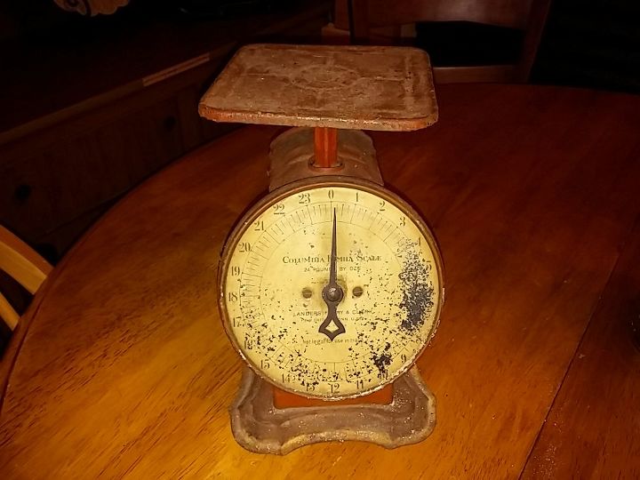 has anyone restored or cleaned up a vintage kitchen scale, kitchen design
