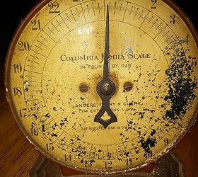 has anyone restored or cleaned up a vintage kitchen scale