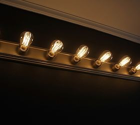 quick and easy vanity light update, bathroom ideas, lighting