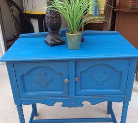 Chalk Painted Buffet In Peacock Blue Hometalk