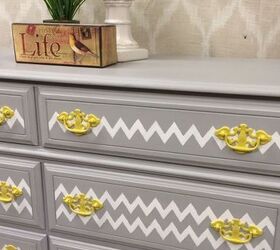 Shabby Chic Grey Repainted Dresser | Hometalk