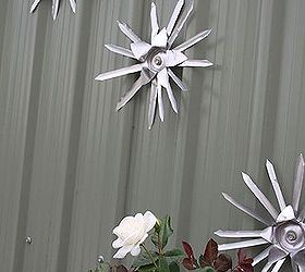 diy starburst can flowers, crafts, repurposing upcycling