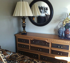 repainted dresser in two tones, bedroom ideas, painted furniture, repurposing upcycling