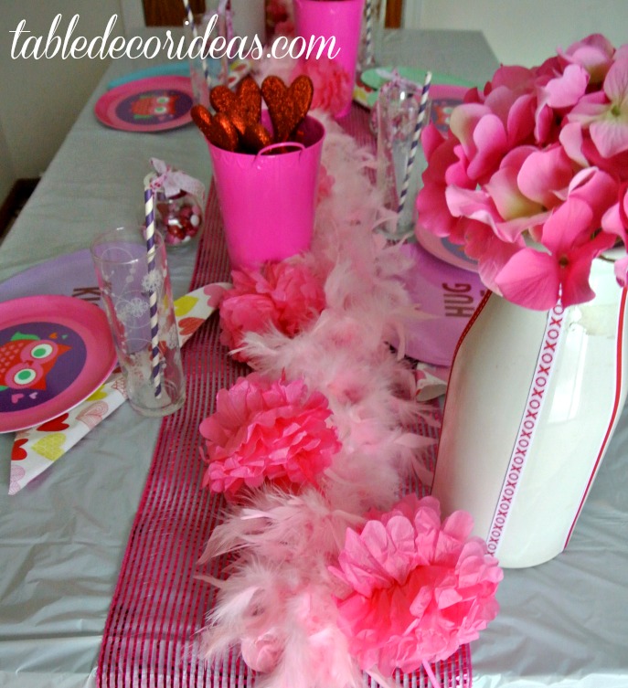ideia de decorao de mesa coruja para o dia dos namorados