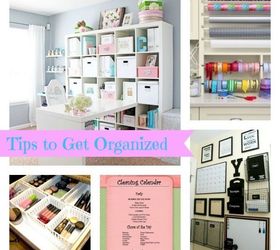 tips to get organized, cleaning tips, craft rooms, crafts, organizing, storage ideas