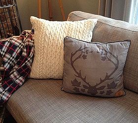 how to make a cozy sweater pillow, crafts, how to, repurposing upcycling, reupholster
